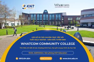 Gặp gỡ và trò chuyện trực tiếp với giám đốc tuyển sinh của Whatcom Community College